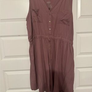 Maurices Dusty Rose Sleeveless Mini Dress
